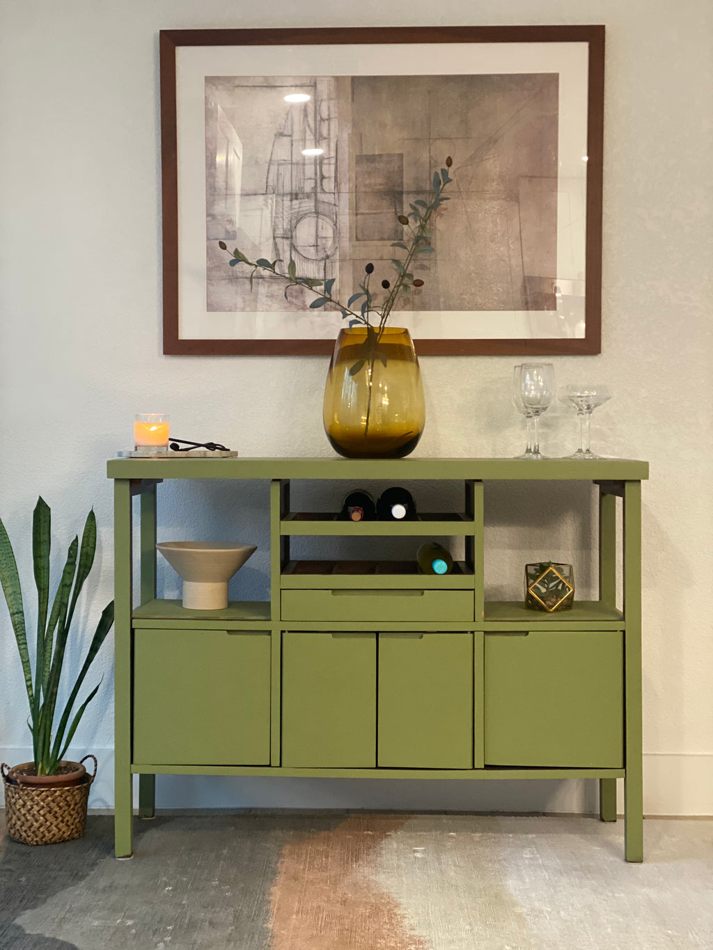 Modern Minimalist Bar Cart